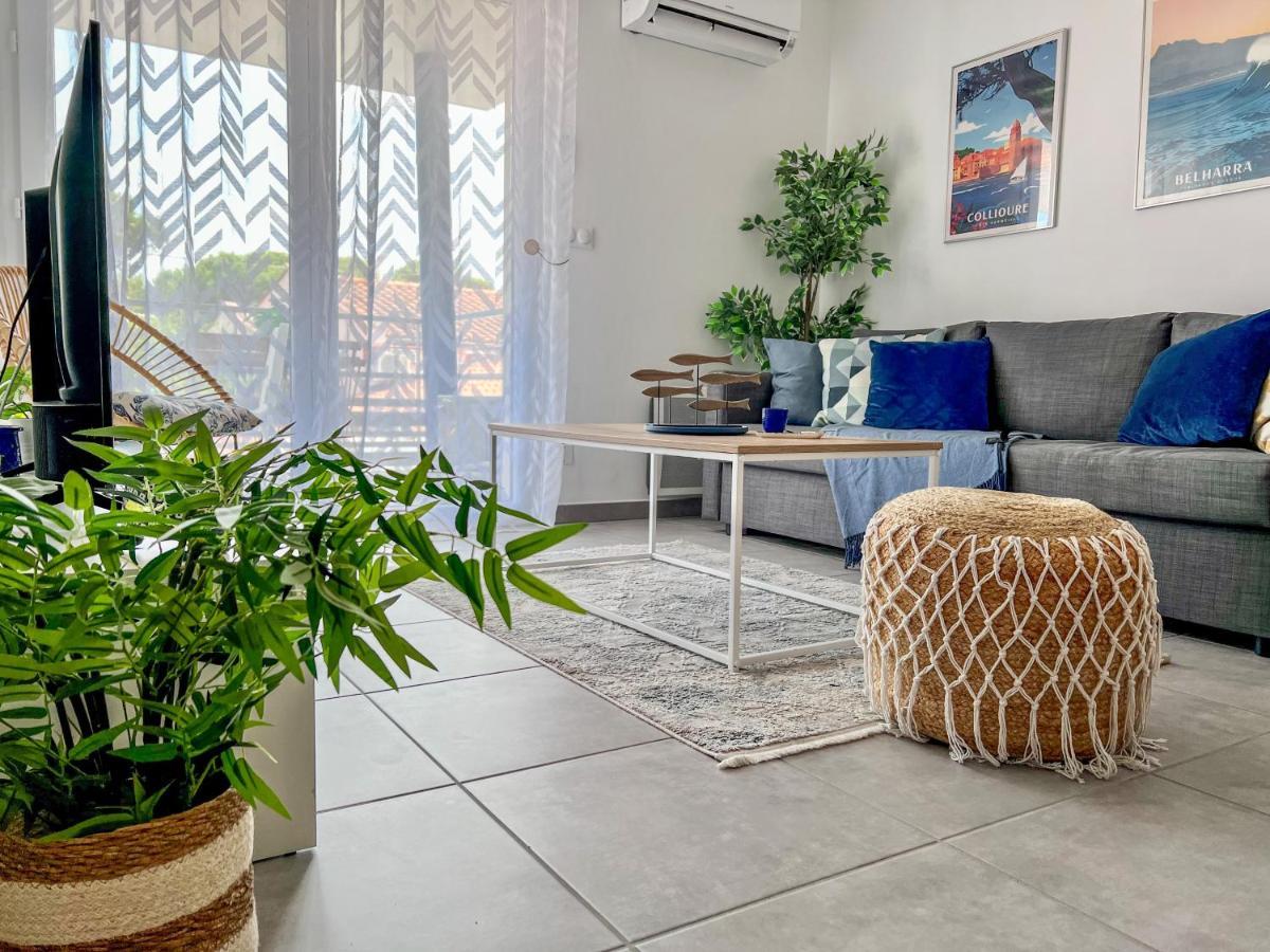 Superbe Appartement Neuf Entre Mer Et Pins Wifi Argelès-sur-Mer Esterno foto