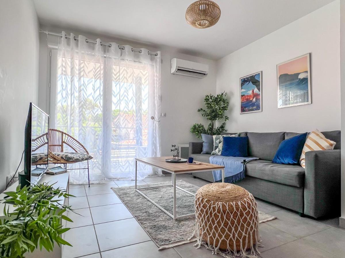 Superbe Appartement Neuf Entre Mer Et Pins Wifi Argelès-sur-Mer Esterno foto